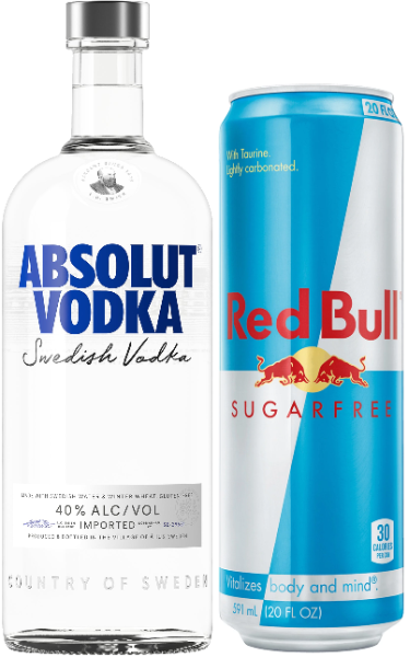 Red Bull Vodka (Sugar Free)